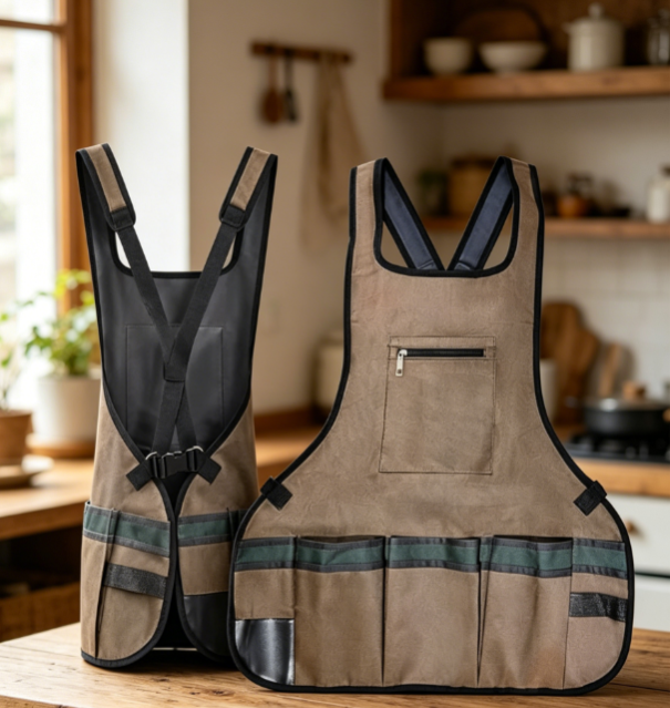 Garden Work Apron with Pockets for Outdoor Tasks