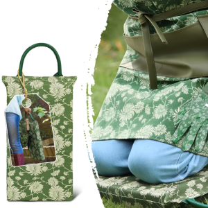 Gardening Kneeling Pad and Apron Set with Gloves