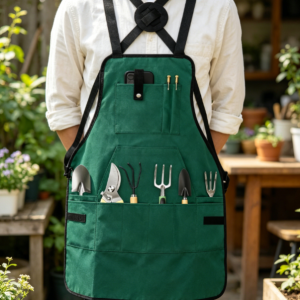 Heavy-Duty Garden Apron with Pockets