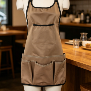 Gardening Apron with Large Pockets, Durable Work Apron