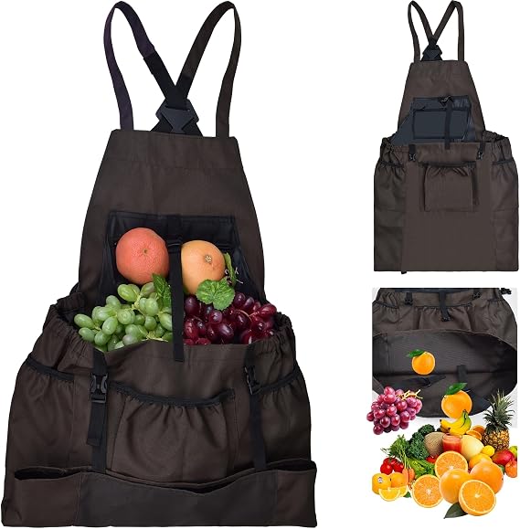 Linen Apron with Pocket, Adjustable Everyday Apron - Image 2