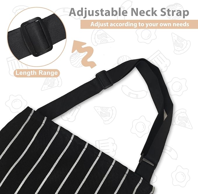 Garden Apron with 5 Pockets, Half Waist Design - Image 2