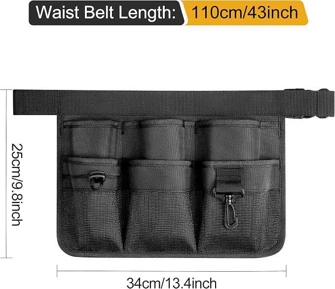 Garden Harvest Waist Apron with Quick-Release Pouch - Image 2